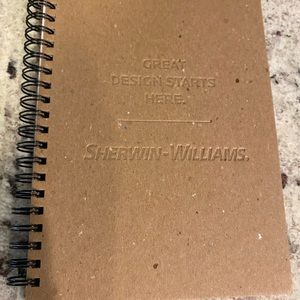 NEW Sherwin-williams journal/design note